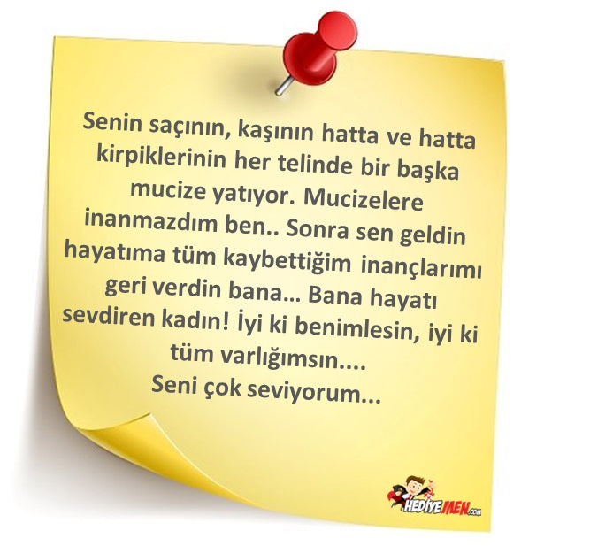 Hediye Notları ve Mesajları- Anneye-Babaya-Sevgiliye Hediye