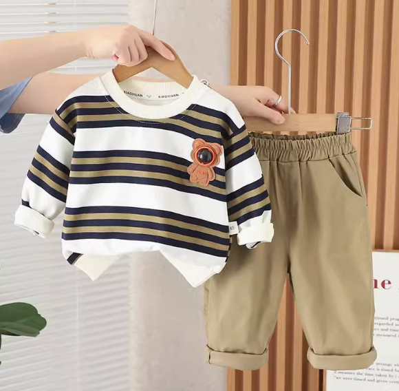 Astronot Desenli 2 Parça Çocuk Takım 2-7 Yaş