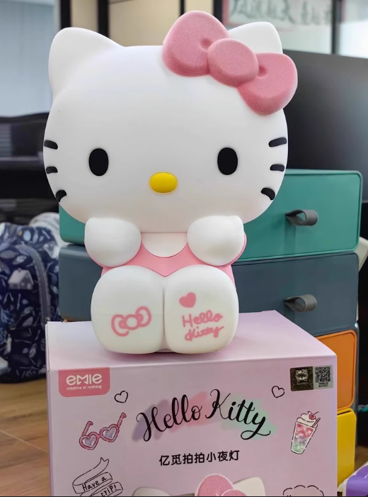 Şarjlı Hello Kitty Uzaktan Kumandalı Gece Lambası