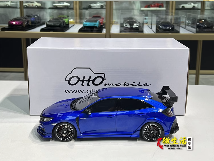 1/18 Ölçekli Honda Civic Mavi Renk
