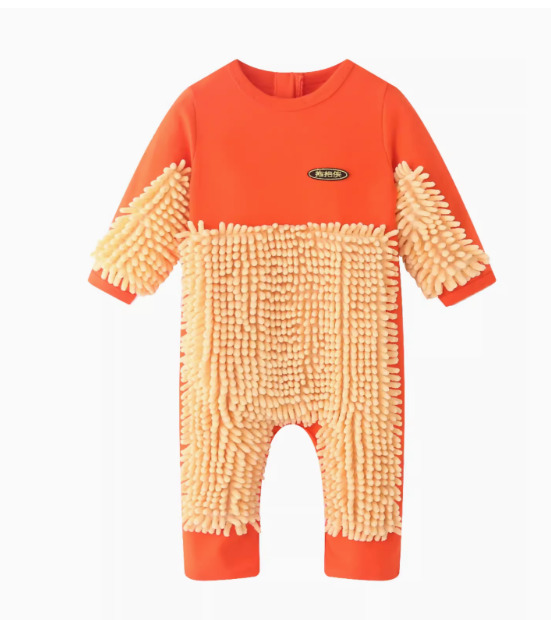 Emekleyen Çocuklar İçin Paspas Tulum