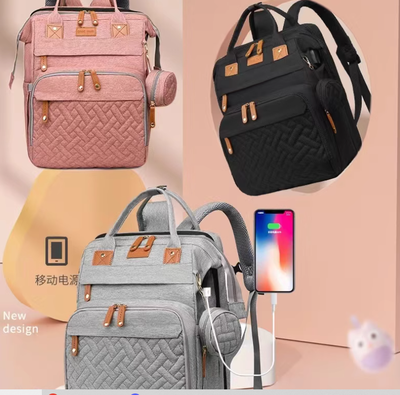 Çok Fonksiyonlu Açılıp Katlanabilen Su Geçirmez Anne-Bebek-Çocuk Çantası