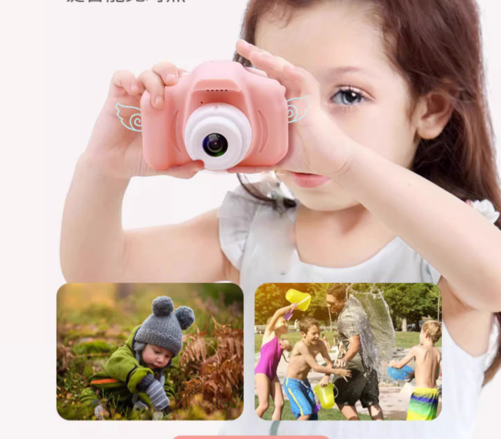 Çocuklar İçin Mini Fotoğraf Makinesi-Yüksek Çözünürlük