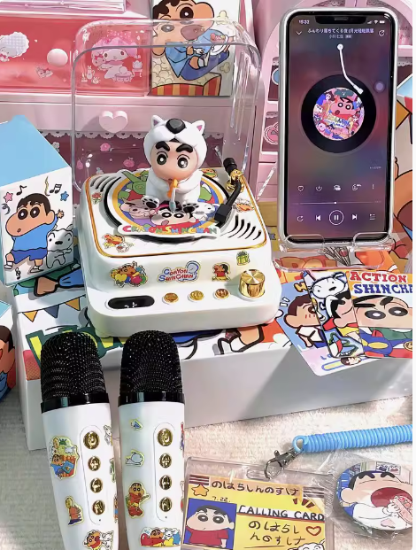 Karaoke Mikrofonlu Masaüstü Bluetooth Hoparlör