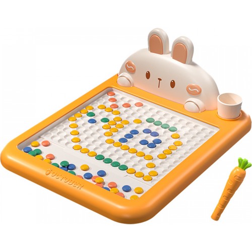 Küçük Çocuklar Için Manyetik Çizim Tahtası, Manyetik Kalem ve Boncuklu Büyük Karalama Tahtası, Montessori Eğitici Okul Öncesi Oyuncak