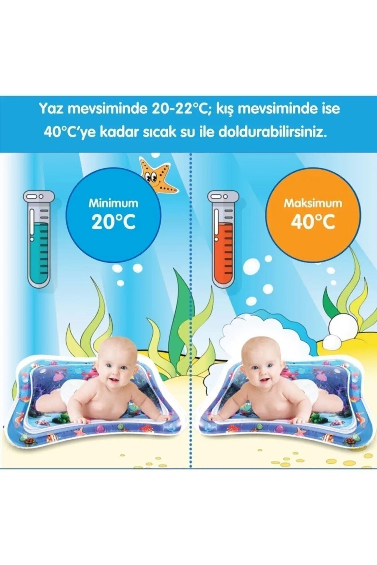 Su Matı-Emekleme Kas Güçlendirme Yardımcısı