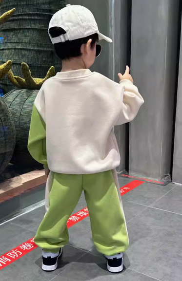 2-8 Yaş Yeşil Erkek Çocuk Takım