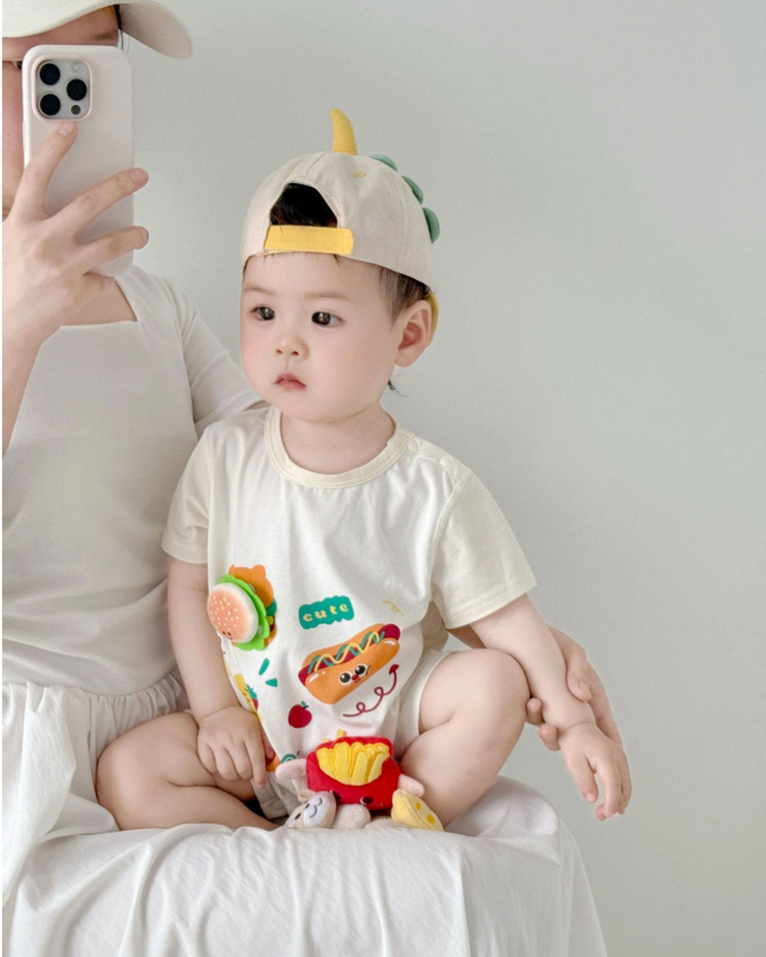 Köpek Figürlü "Cute Dog" Bebek Tulum – 0-2 Yaş Unisex