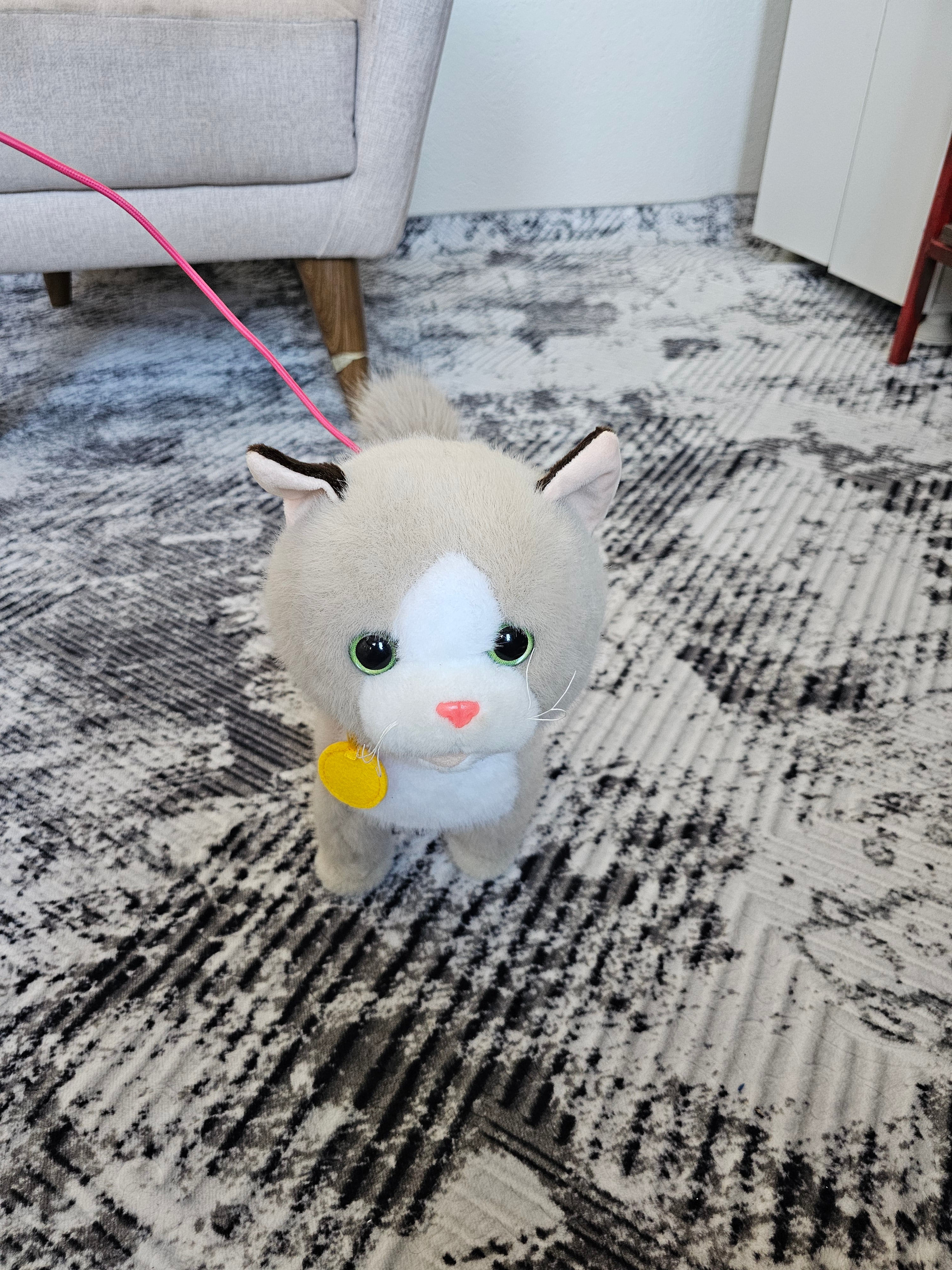 Dev Boy Konuşan, Hareketli, Müzikli Peluş Kedi 🐱