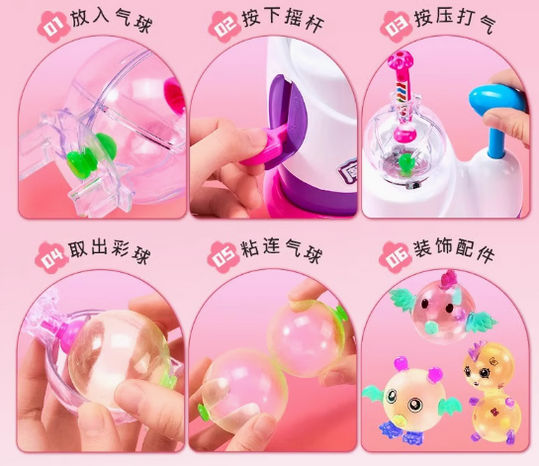 236 Parça Balon Makinesi Seti-Kendin Şekillendir