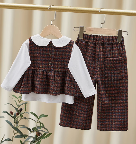 3 Parça Kız Çocuk Takım 2-6 Yaş
