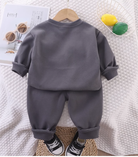 3D Baskılı Erkek Uzun Kollu Çocuk Takım 1-5 Yaş