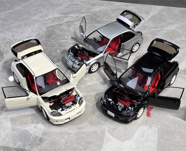 1/18 Ölçekli Sarı Renk Honda Civic Typer-Ek9