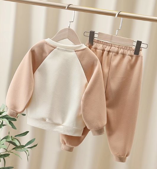 Ayıcıklı bej Renk Alt Üst Kız Çocuk Takım 2-7 Yaş