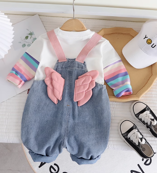 Kız Çocuk Tulum ve Uzun Kollu Sweet 1-5 Yaş