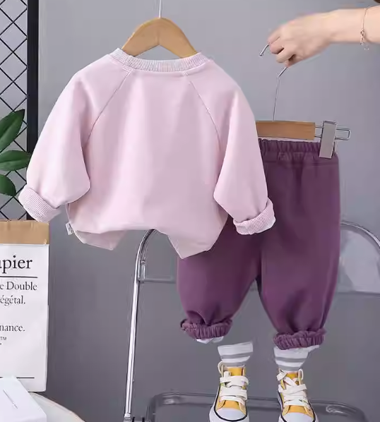 Mor Renk 1-5 Yaş Kız Çocuk Takım