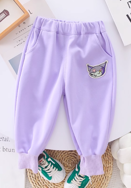 Mor Renk Çantalı Kız Çocuk Takım 1-6 Yaş