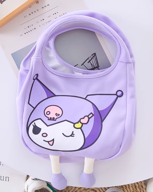 Mor Renk Çantalı Kız Çocuk Takım 1-6 Yaş