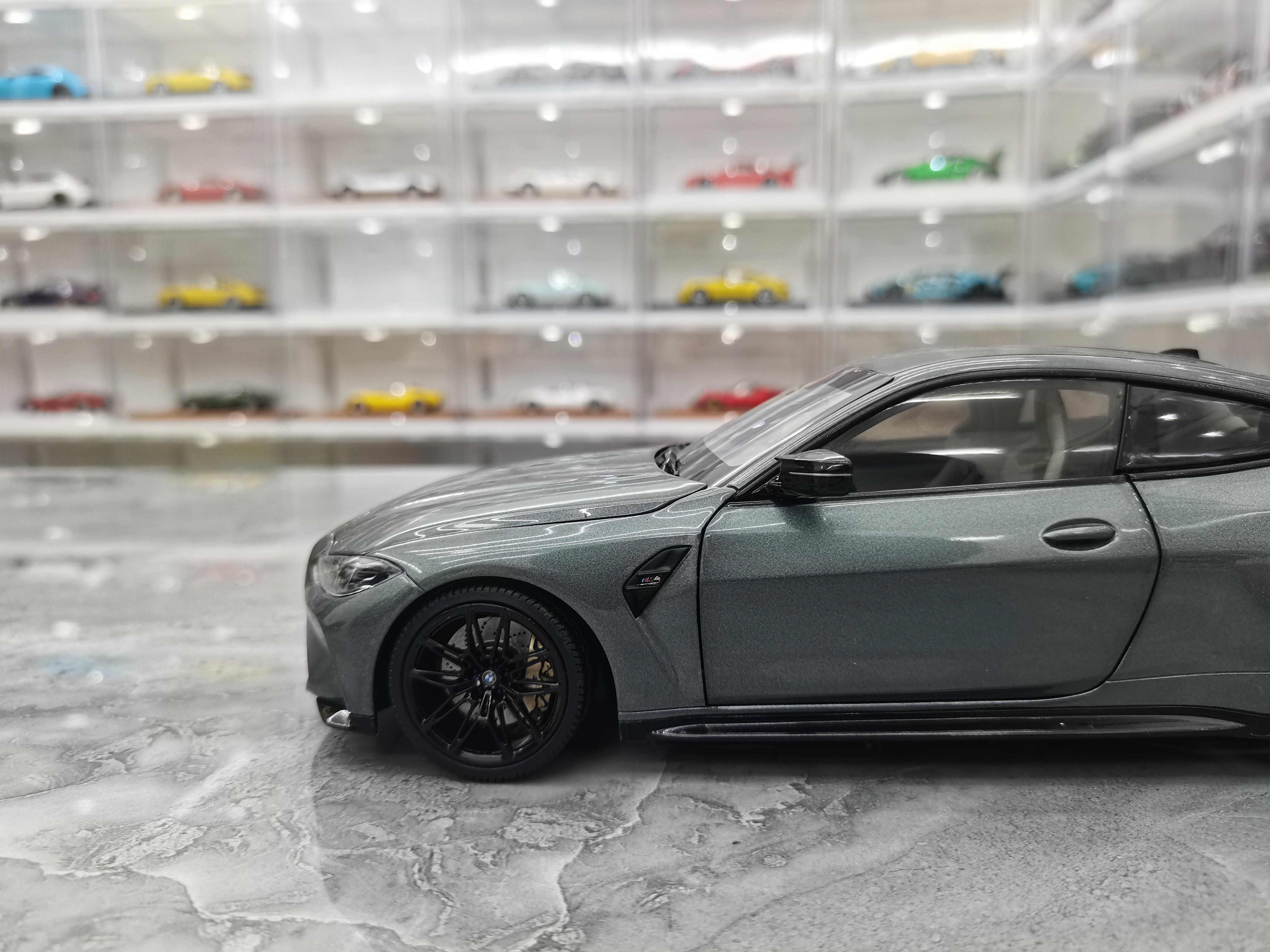 Bmw M3 1/18 Metal Alaşım Polis Arabası Gri