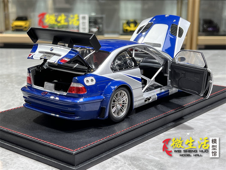 Bmw M3 1/18 Ölçek Buz Mavi Gri Renk Need For Speed Versiyon