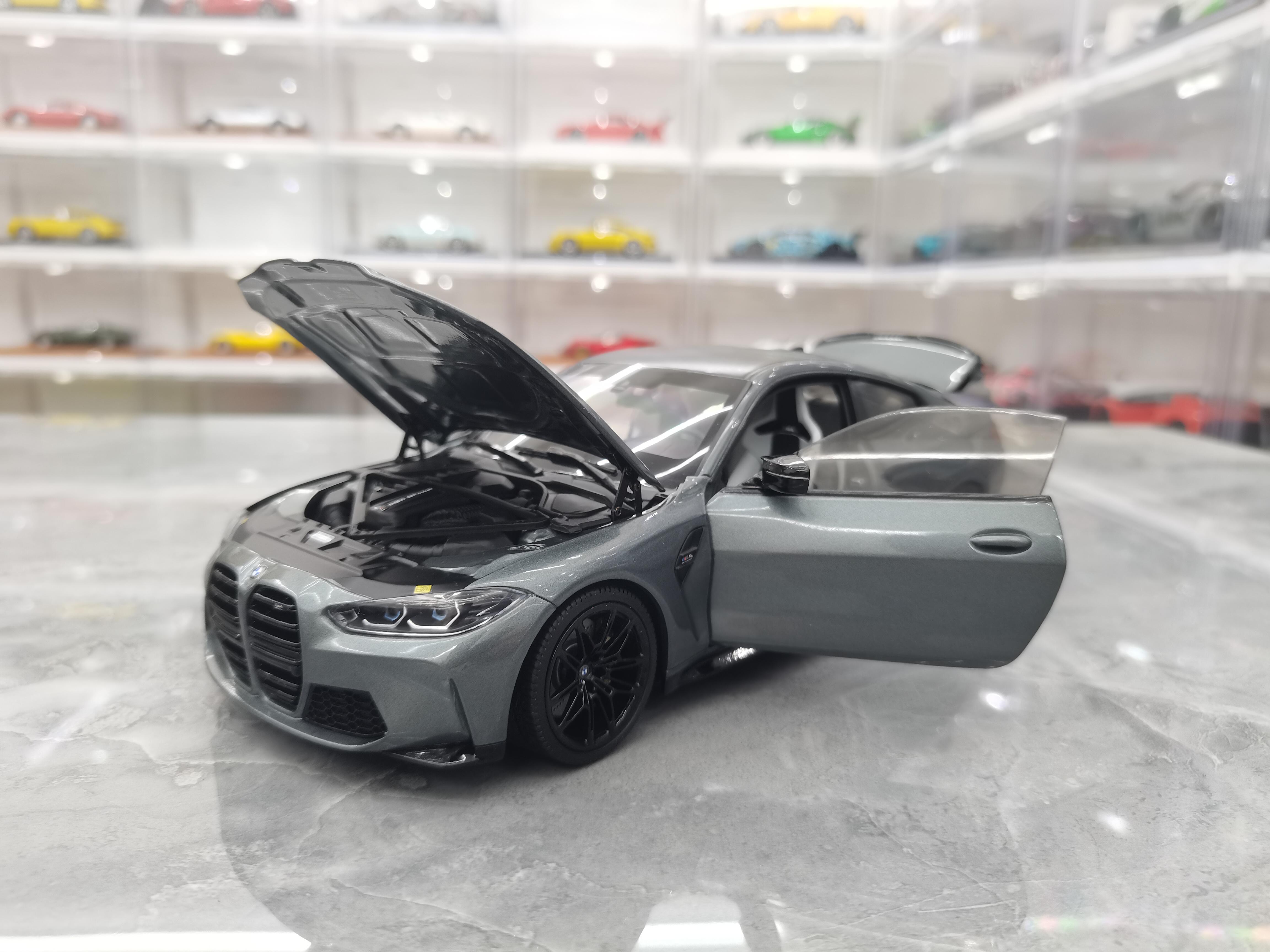 Bmw M3 1/18 Metal Alaşım Polis Arabası Gri
