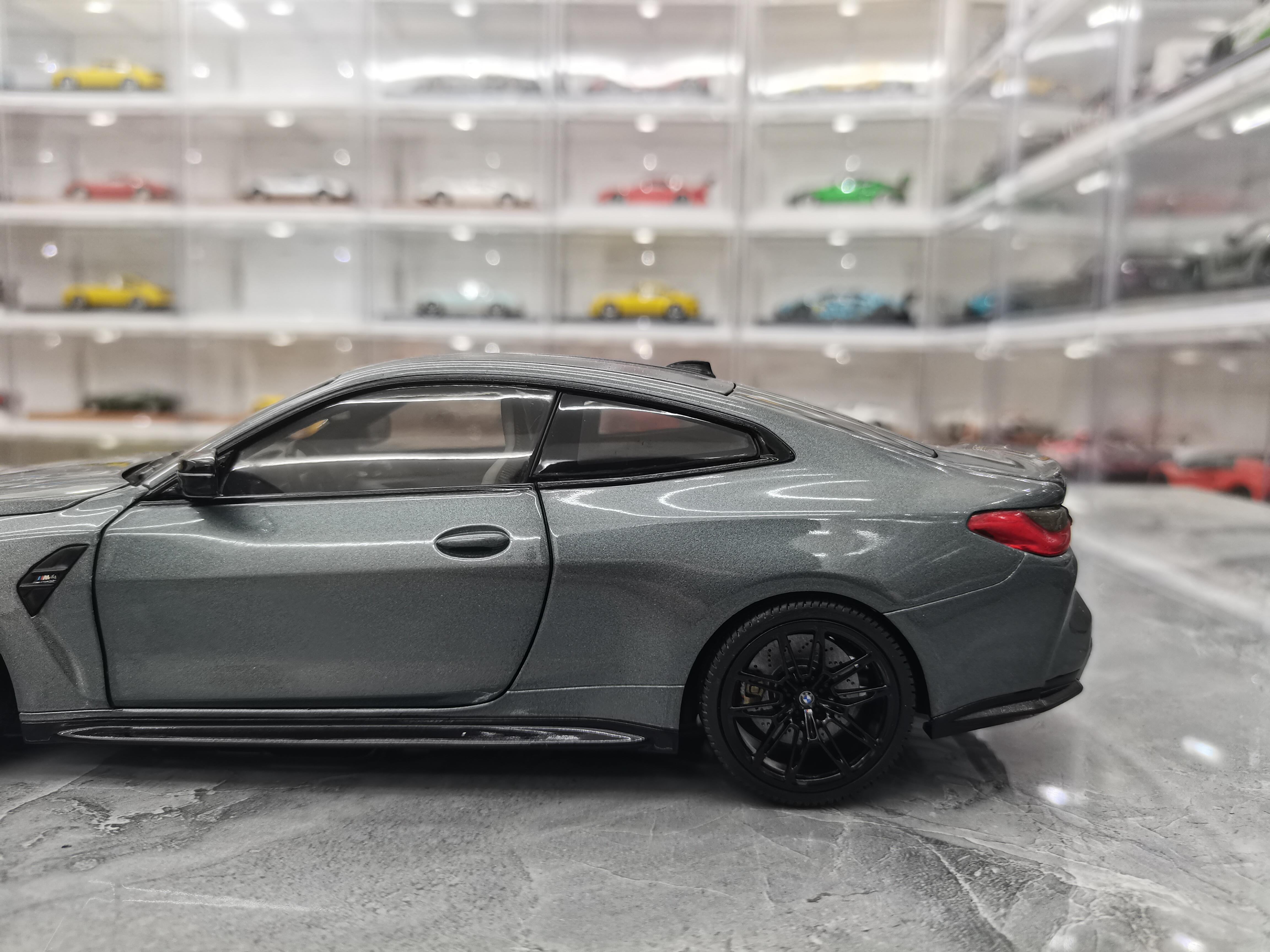 Bmw M3 1/18 Metal Alaşım Polis Arabası Gri
