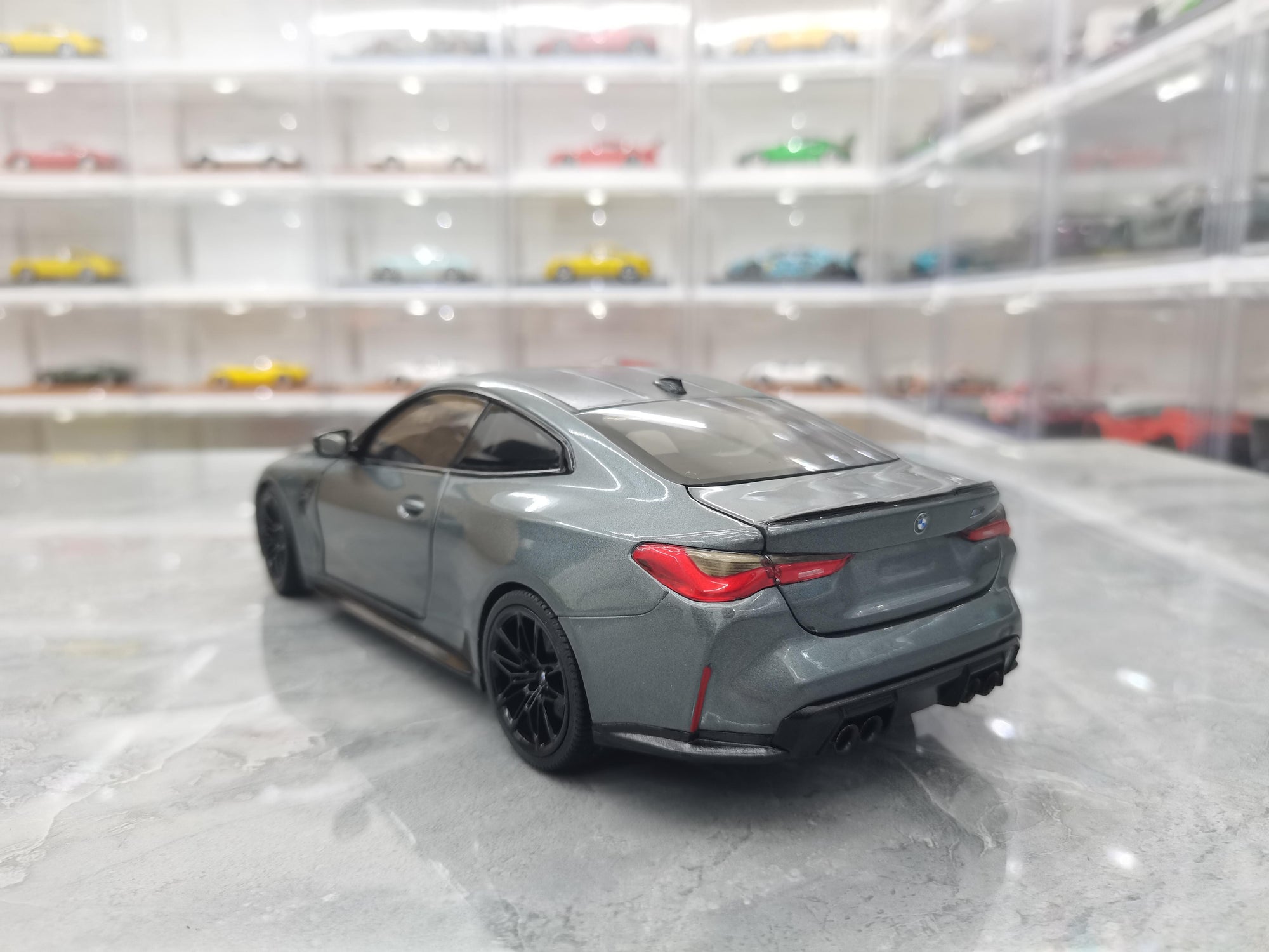 Bmw M3 1/18 Metal Alaşım Polis Arabası Gri