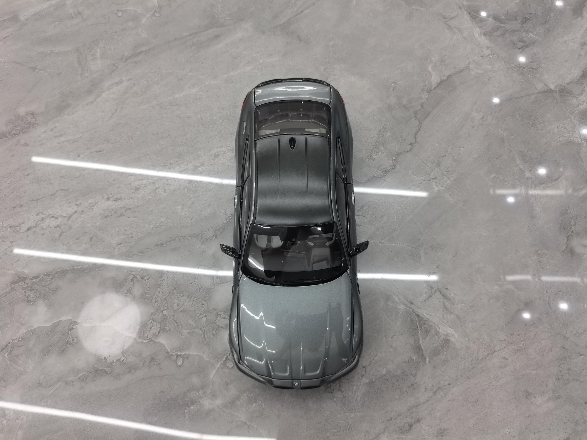 Bmw M3 1/18 Metal Alaşım Polis Arabası Gri