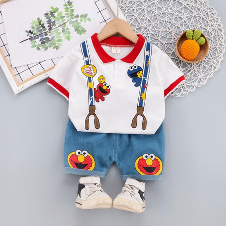1-5 Years Old Children's Set with Overall Look