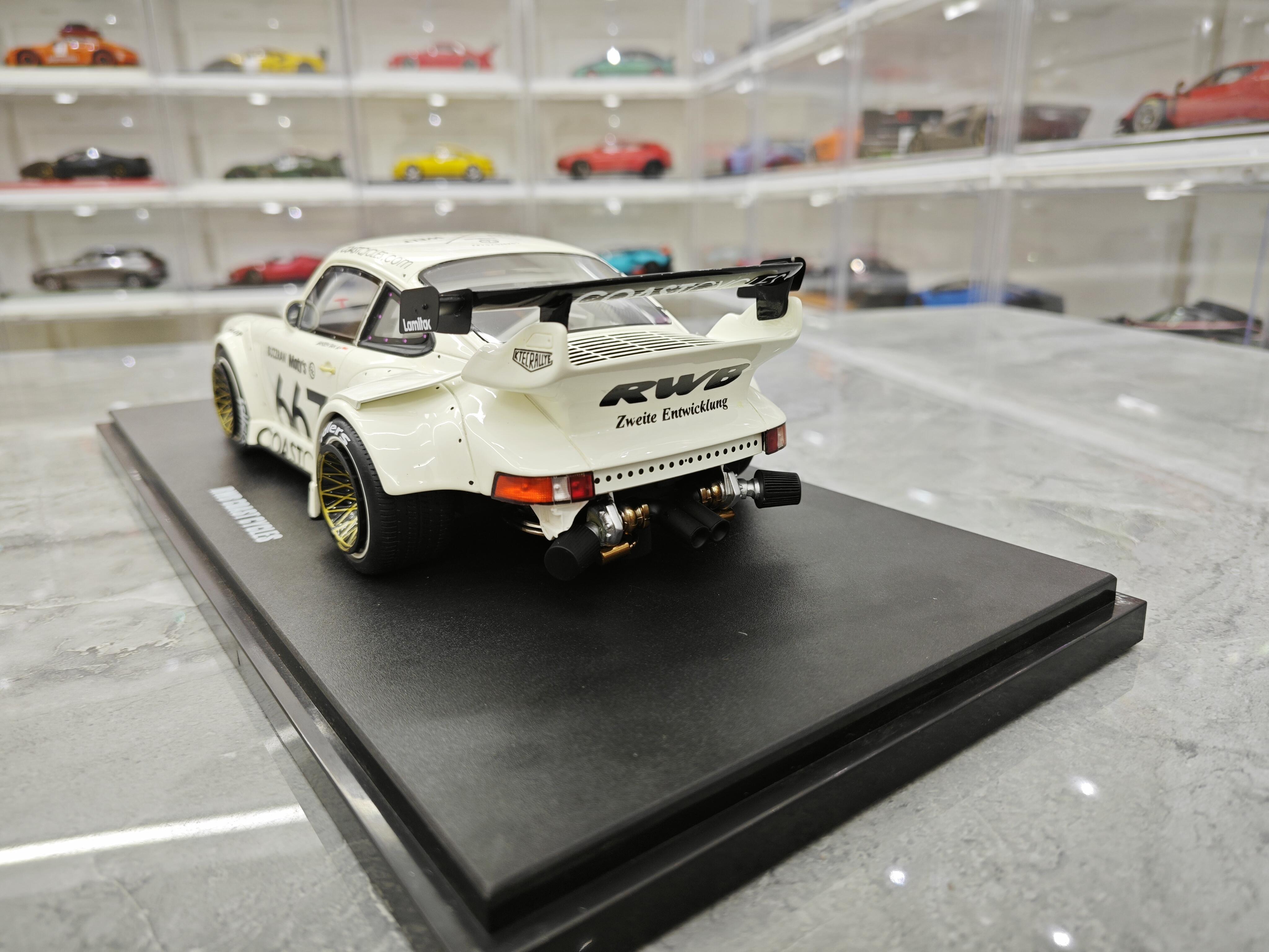 Porsche 911 -1/18 Ölçekli Beyaz Renk Model Araç