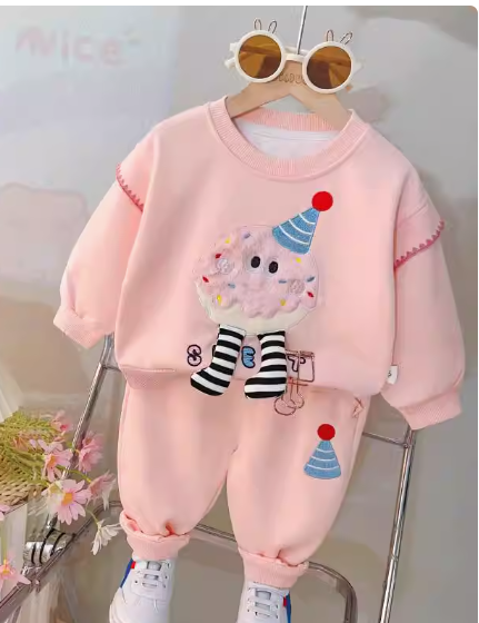 1-5 Yaş Kız Çocuk Takım Pembe Renk