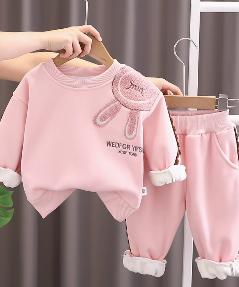 Pembe Renk Kız Çocuk Takım 1-5 Yaş