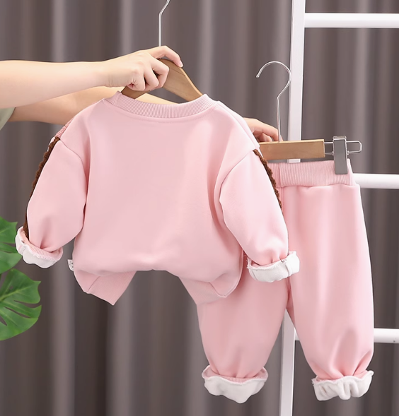 Pembe Renk Kız Çocuk Takım 1-5 Yaş