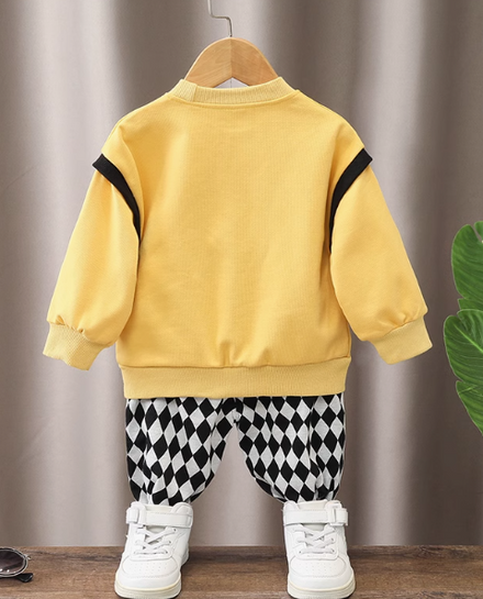 Sarı-Damalı Çocuk Takım 1-5 Yaş