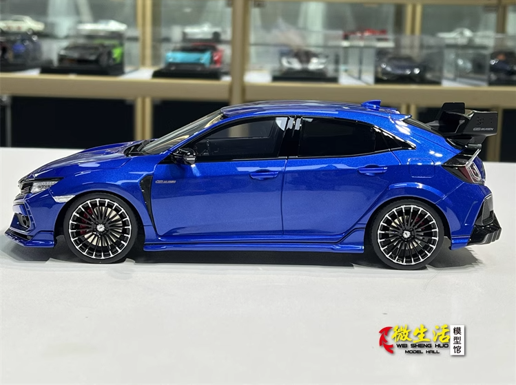 1/18 Ölçekli Honda Civic Mavi Renk
