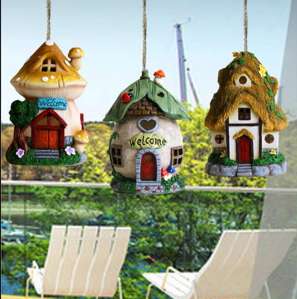 Güneş Enerjisiyle Çalışan Işıklı Ev-Bahçe Dekor Süsü