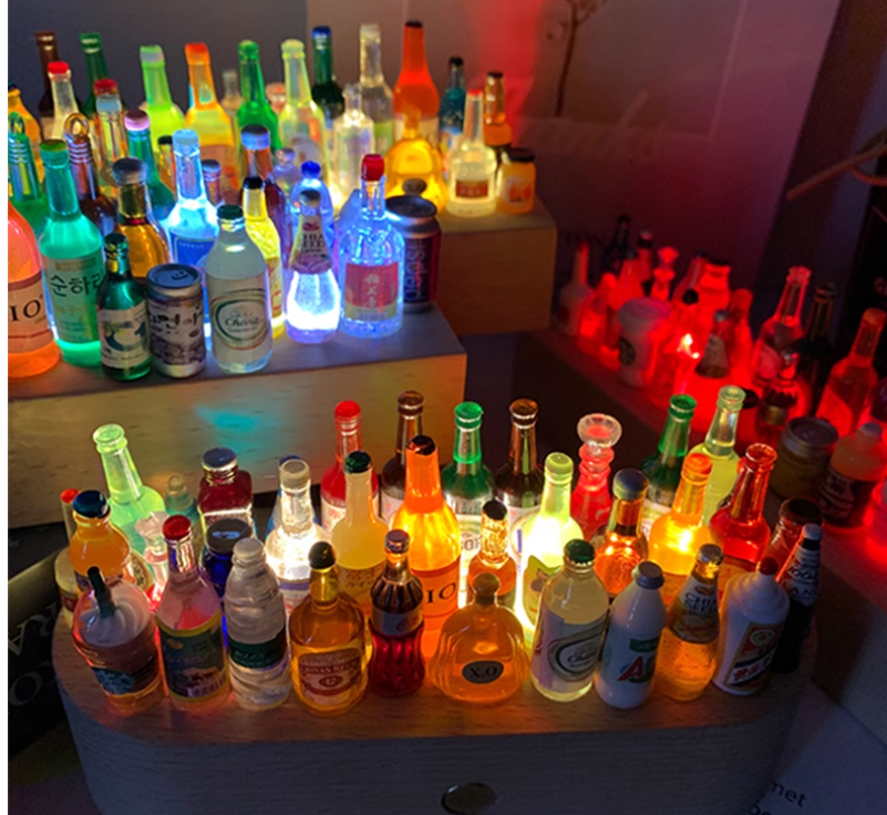 Ev-Ofis İçin Dekoratif Kendin Yap Masaüstü Işıklı Bar Süsleri