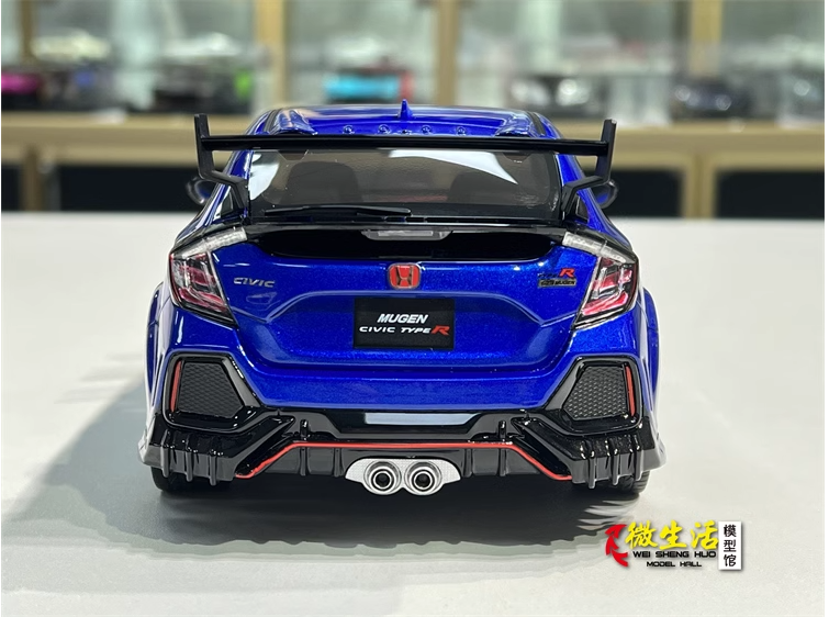 1/18 Ölçekli Honda Civic Mavi Renk