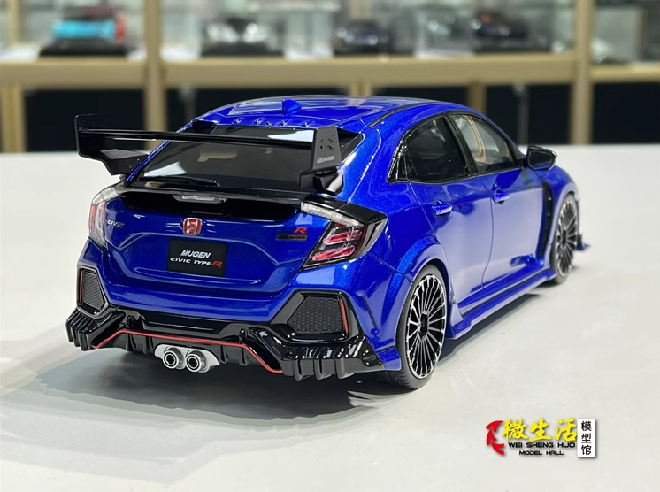 1/18 Ölçekli Honda Civic Mavi Renk