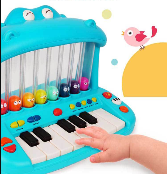 Sesli Işıklı Renkli Baloncuklu Oyuncak Piyano