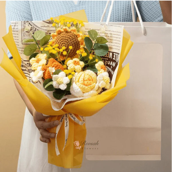 El Örgüsü Buketleri-Eşssiz Kalıcı Hediyeler