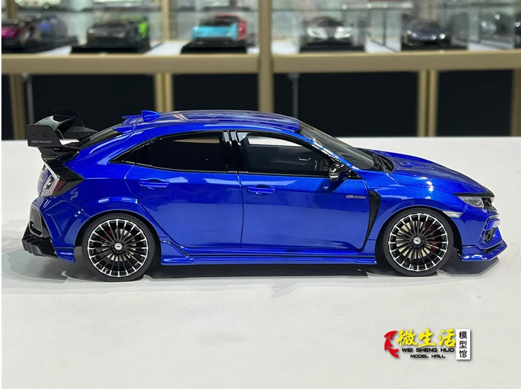 1/18 Ölçekli Honda Civic Mavi Renk