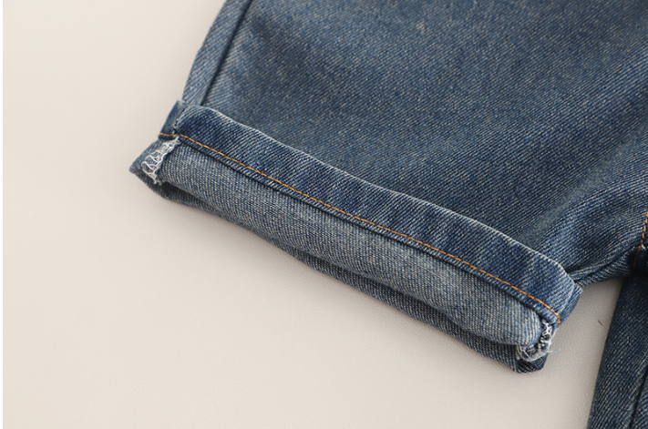 Şapkalı Ördek Cepli Kot Tulum Takımı – 1-5 Yaş (Renk Seçmeli)