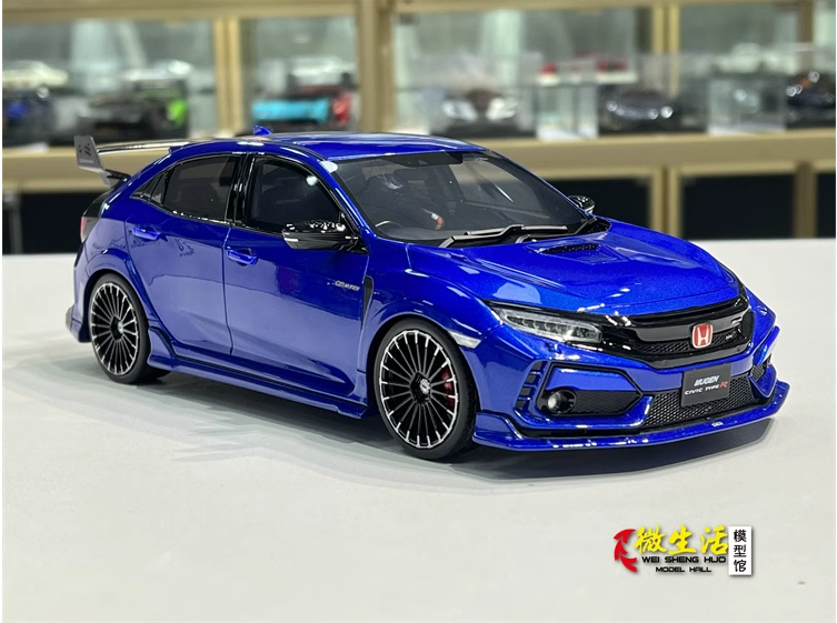 1/18 Ölçekli Honda Civic Mavi Renk