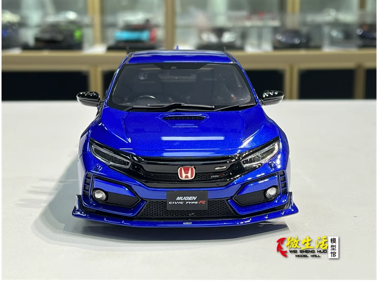 1/18 Ölçekli Honda Civic Mavi Renk