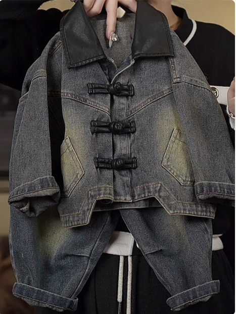 Siyah Alt Üst Kot Takım 1-7 Yaş