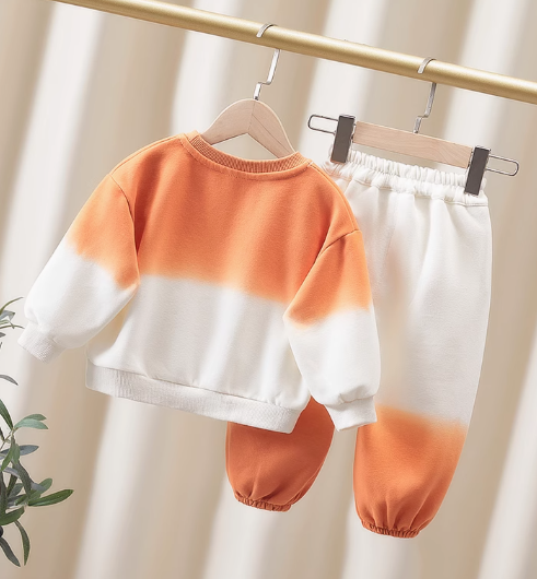 Turuncu Beyaz Kız Çocuk Takım 2-7 Yaş