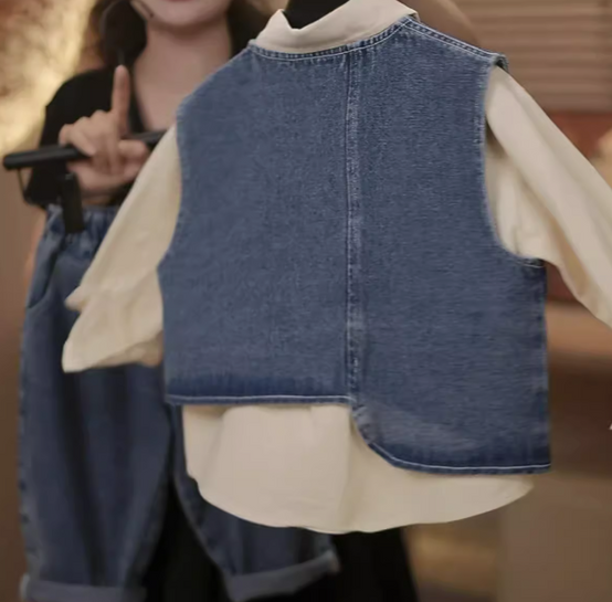 Unisex Kot Takım ve Gömlek 3 Parça Set 1-7 Yaş