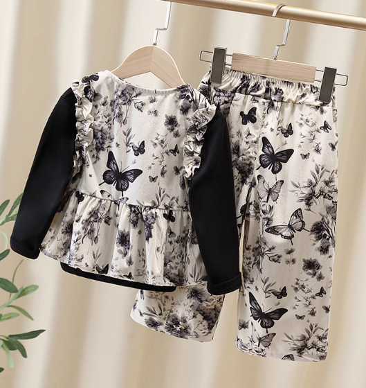 Uzun Kollu Kız Çocuk Takım 2-7 Yaş