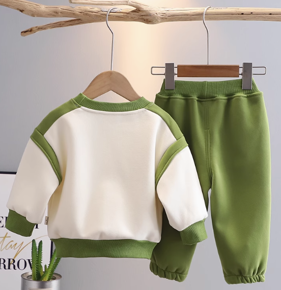 Yeşil Renk 1-5 Yaş Erkek Çocuk Takım